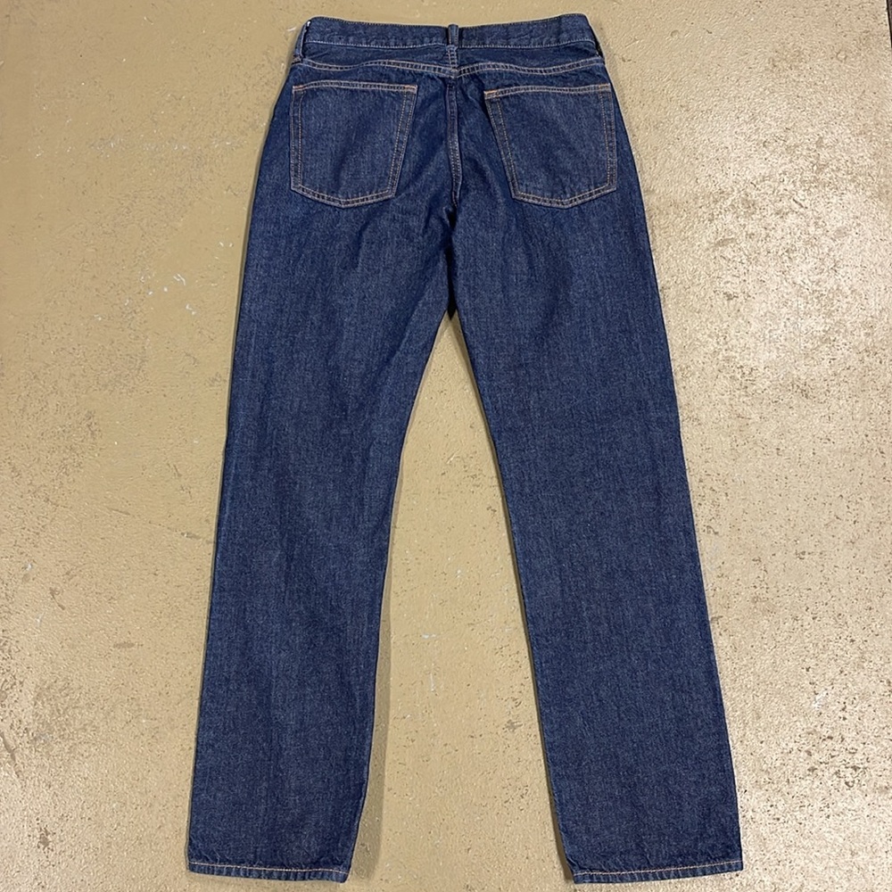 GAP Straight Dark Wash Denim Jeans 30x32 - Picture 5 of 10
